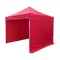 Perete lateral cort evenimente 12 m rosu