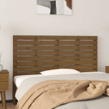 Tablie de pat pentru perete, maro miere, 146x3x63 cm, lemn pin GartenMobel Dekor, vidaXL