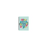 Yes You Can ( with Flowers ) Spiral Journal