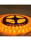 Banda led Galbena 60 leduri 5050/metru, 24V, rezistenta la apa, la rola de 5 metri Galben, Xenon Bright