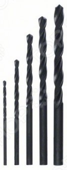 Set burghie pentru metal HSS-R, DIN 338 2; 3; 4; 5; 6mm set 5 buc. - 3165140061070 foto
