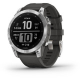 Ceas Fenix 7 Standard Silver/Graphite, Garmin