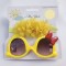 Set galben bentita si ochelari de soare - Little daisy (Marime Disponibila: