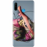 Husa silicon pentru Huawei P30 Lite, Beautiful Hand Art