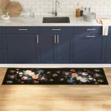 vidaXL Covor de bucătărie Floral Flori 60 x 180 cm Catifea