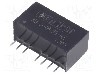 Convertor de tensiune, DC-DC, intrare 36...75V DC, iesire 15V DC, putere 1W, AIMTEC - AM1G-4815S-NZ