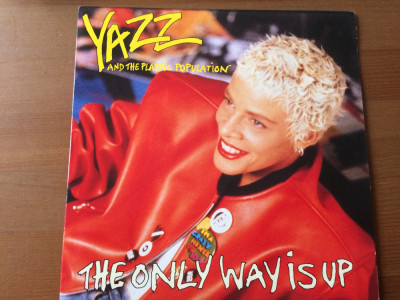 Yazz And The Plastic Population Only Way Is Up single disc vinyl muzica house NM foto