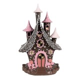 Cumpara ieftin Casuta Turta Dulce polirasina multicolora cu led 16x13x26 cm