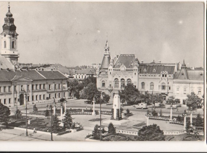 CPIB 15740 CARTE POSTALA - ORADEA. VEDERE DIN PIATA VICTORIEI, RPR