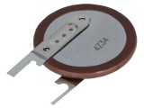 Acumul: Li VL2020 3V 20mAh 2pin,pt.PCB &Oslash;20x2,7mm -20&divide;60&deg;C