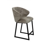 Scaun de bar gri ✔ model DEEA P