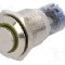 Intrerupator anti-vandalism, ON-(ON), &Oslash;16mm, ONPOW - LAS2GQH-11E/Y/12V/S/FP