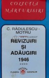 Cumpara ieftin Revizuiri si adaugiri 1946 (volumul 4) - Constantin Radulescu Motru (V43)