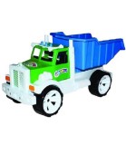 Camion de Jucarie cu Remorca Bamsic, Plastic, Dimensiune 42 cm, Varsta +3 ani, Fabricat in Ucraina