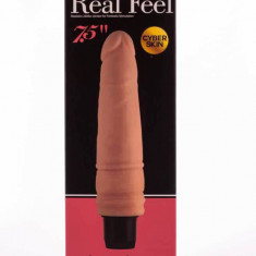 Real Feel Cyberskin 2 - Vibrator realistic, 20 cm