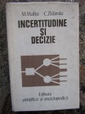 Incertitudine si decizie - M. Malita , C. Zidaroiu