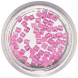 Pătrate perlate decorative - roz, INGINAILS