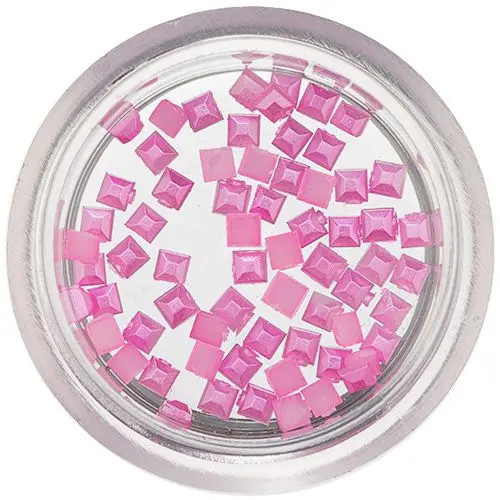 Pătrate perlate decorative - roz