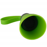 Cumpara ieftin Boxa portabila cu Bluetooth Sali YZSY, pliabila, rezistenta la apa, mufa Jack 3.5 mm, 8 x 10 cm, Verde