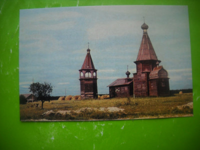 HOPCT 53694 BISERICA DE LEMN -KARGOPOL RUSIA-NECIRCULATA foto