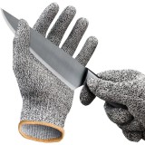 Manusi profesionale anti-taiere, cu insertii de otel, CAT5, Flexibile, Unisex, Marimea M, Oem