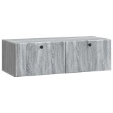vidaXL Oglindă TV montată pe perete Sonoma gri 98 x 41 x 30 cm 899211