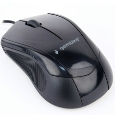 MOUSE GEMBIRD, PC sau NB, cu fir, USB, optic, 1000 dpi, butoane/scroll 3/1, , negru, &quot;MUS-3B-02&quot; (timbru verde 0.18 lei)