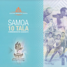 Bancnota Samoa 10 Tala 2019 - PNew UNC ( polimer , comemorativa - in folder )