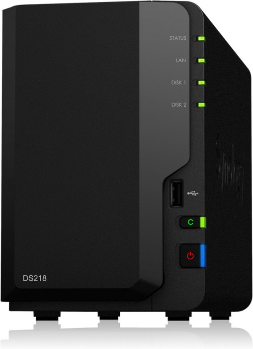 SOLOGY 2 Bay NAS DiskStation DS218 (fără disc)