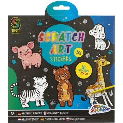 Set 5 autocolante razuibile 15 cm Grafix GR220017 foto