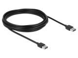 Cablu USB 2.0 A mufă bilaterală, 5m, aurit - DELOCK
