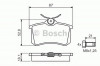 Set placute frana,frana disc VW EOS (1F7, 1F8) (2006 - 2016) BOSCH 0 986 494 399