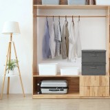 vidaXL Cutii de depozitare 2 buc. antracit 50x30x25 cm material textil 332913