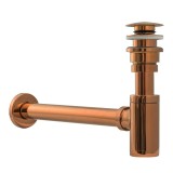 Sifon lavoar universal Copper + dop tip Click-Clack