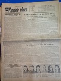 ziarul romania libera 4 martie 1953 - articol comuna mozaceni regiunea pitesti