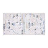 Covor printat, MABO 70x140 cm, lavabil cu spate antialunecare, inaltime