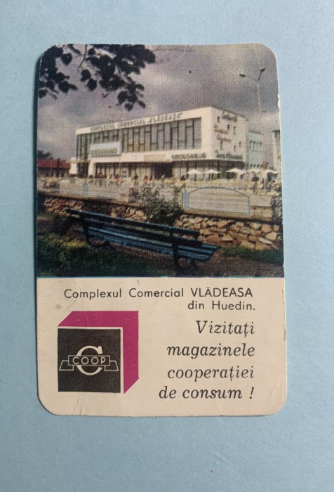 Calendar 1974 complexul comercial Vladeasa din Huedin