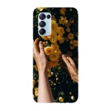Husa compatibila cu Oppo Reno 4 Lite model Gardening, Silicon, TPU, Viceversa, Transparent, Carcasa