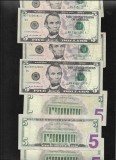 Statele Unite ale Americii USA SUA 5 dollars 2013 F-VF pret pe bucata
