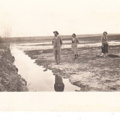 M1 G 2 - FOTO - Fotografie foarte veche - la mosie iarna - anii 1930