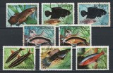 Nicaragua 1981 - Seria Completă &bdquo;Ictiologie / Pești Exotici de Acvariu și de Apă Dulce&rdquo; 7 Valori Ștampilat - Cod: -SW13