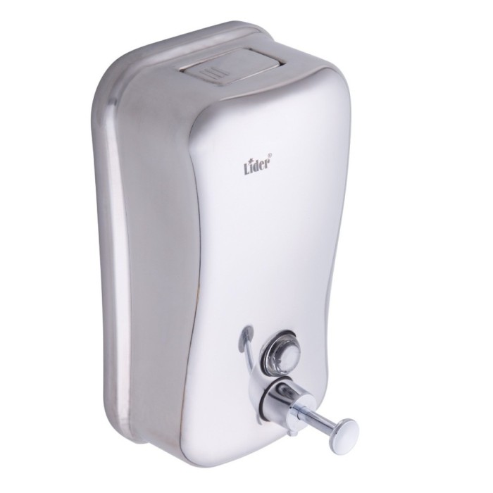 Dozator sapun lichid Lider 1270, otel, montaj suspendat, 800 ml