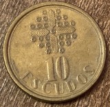 C50 - Moneda foarte veche - Portugalia - 10 escudos - 1987