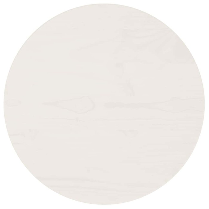 vidaXL Blat de masă, alb, &Oslash;40x2,5 cm, lemn masiv de pin