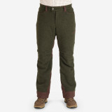 Pantalon 900 din l&acirc;nă călduros verde Bărbați, Solognac
