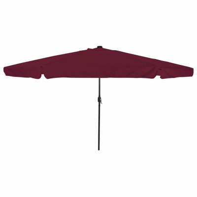 vidaXL Parasol de Grădină Roșu, Negru 395 x 395 x 245 cm foto
