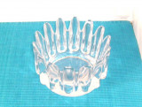 Bol cristal suflat manual - Princess crown - Sven Palmquist Orrefors, Suedia