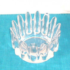 Bol cristal suflat manual - Princess crown - Sven Palmquist Orrefors, Suedia