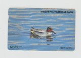 bnk card Cartele telefonice - Coreea de Sud - fauna - pasari - Duck (Letter W) - Col:MO9705110 (W)