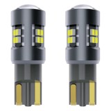 Set 2 x Becuri auto T10 W5W 16SMD, 6000K, 1850lm, 12V, lupa